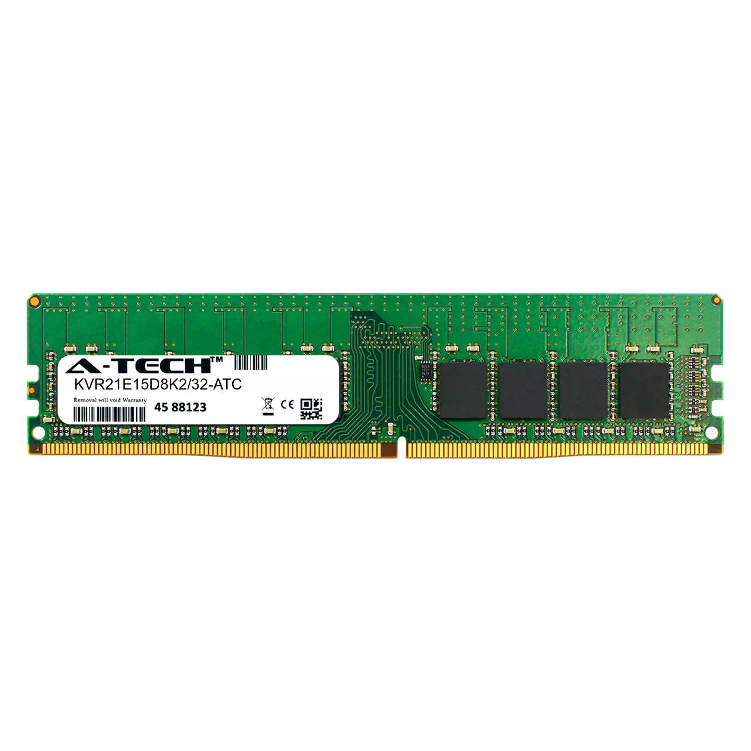 メモリー Kingston KVR21E15D8/16 DDR4 ECC UDIMM 16GB DDR4 2133MHz ECC UDIMM Kingston KVR21E15D8/16I Equivalent