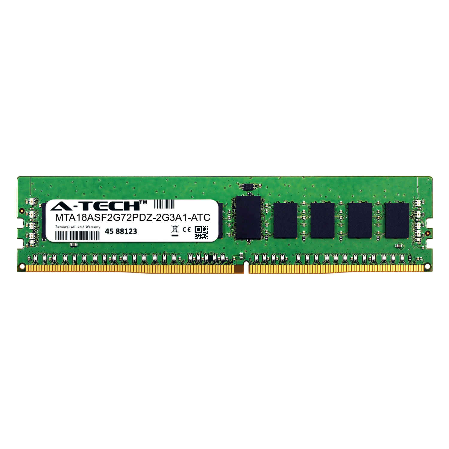 Micron 16GB DDR4-3200 ECC RDIMM – PC4-25600 Server Memory MTA18ASF2G72PDZ-3G2E1VI