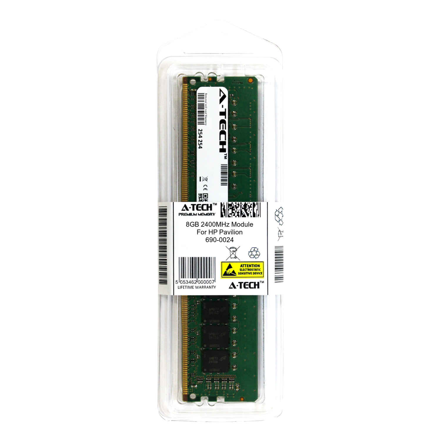 A-Tech 8GB 2400MHz DDR4 RAM for HP Pavilion 690-0024 Desktop Memory Upgrade