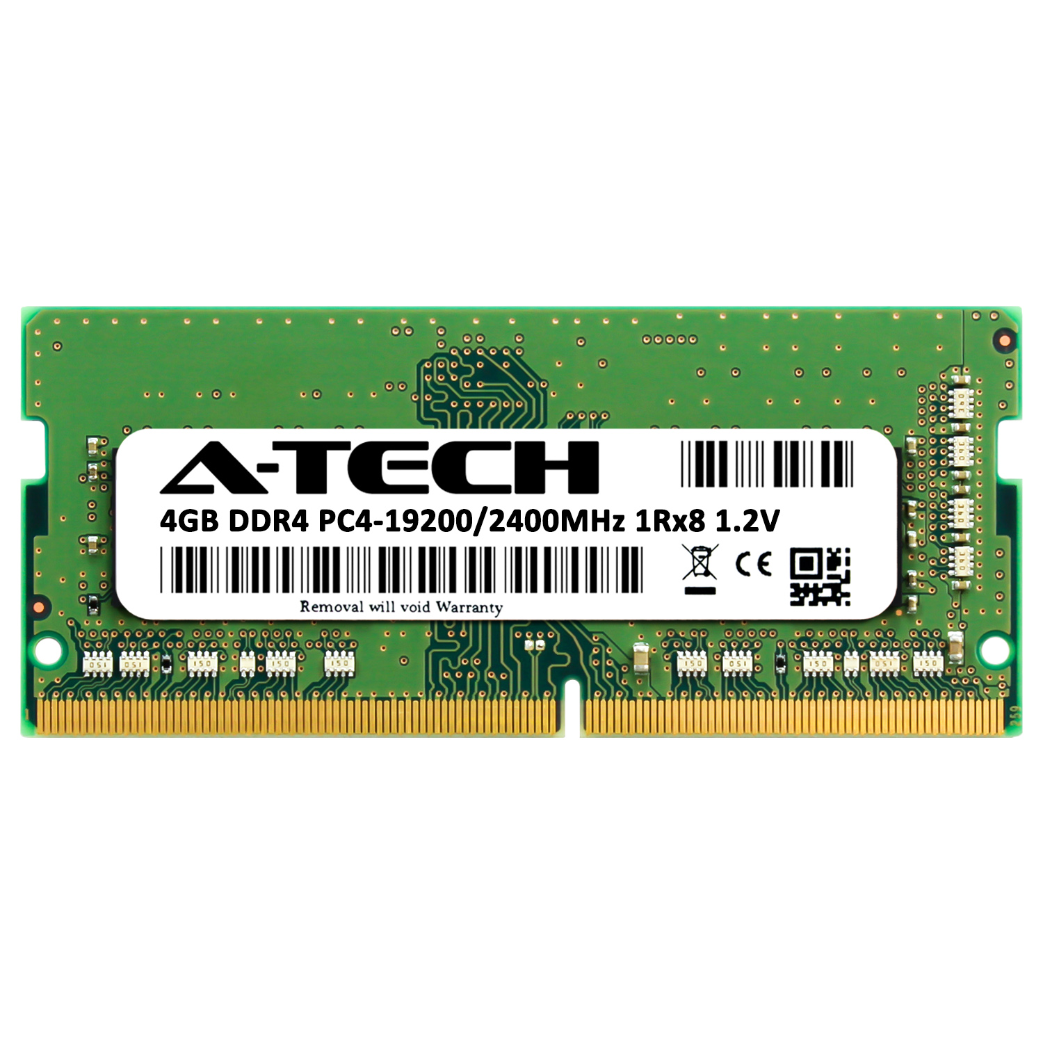 4GB DDR4 PC4-19200 2400MHz SODIMM (HP Z4Y84AA Equivalent) Memory