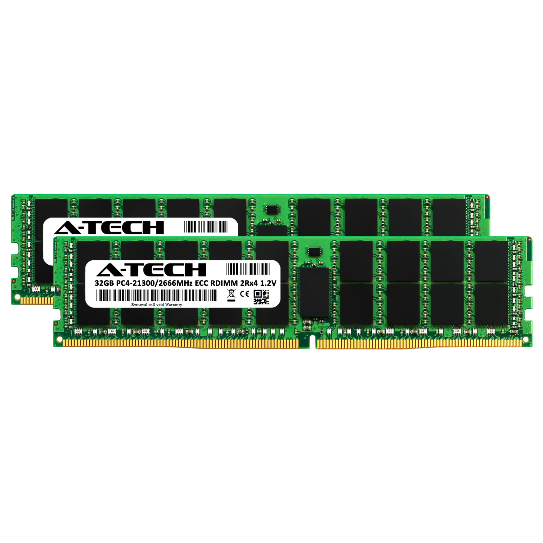 64GB 2X 32G DDR4 2666 PC4-21300 ECC REG DIMM for HP Z4 G4 Workstation