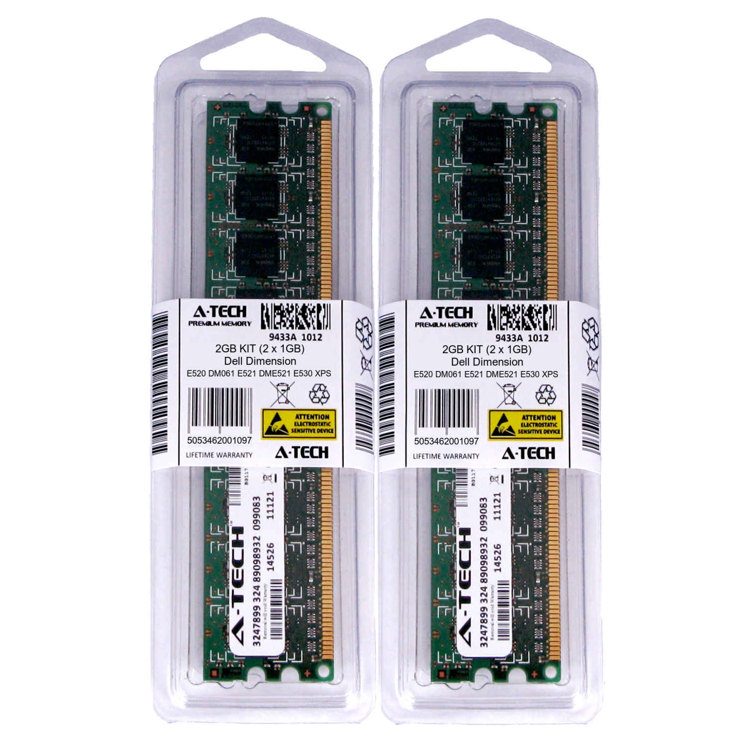 1GB DIMM Dell Dimension E510 DM051 E510n E520 DM061 E521 DME521 Ram Memory