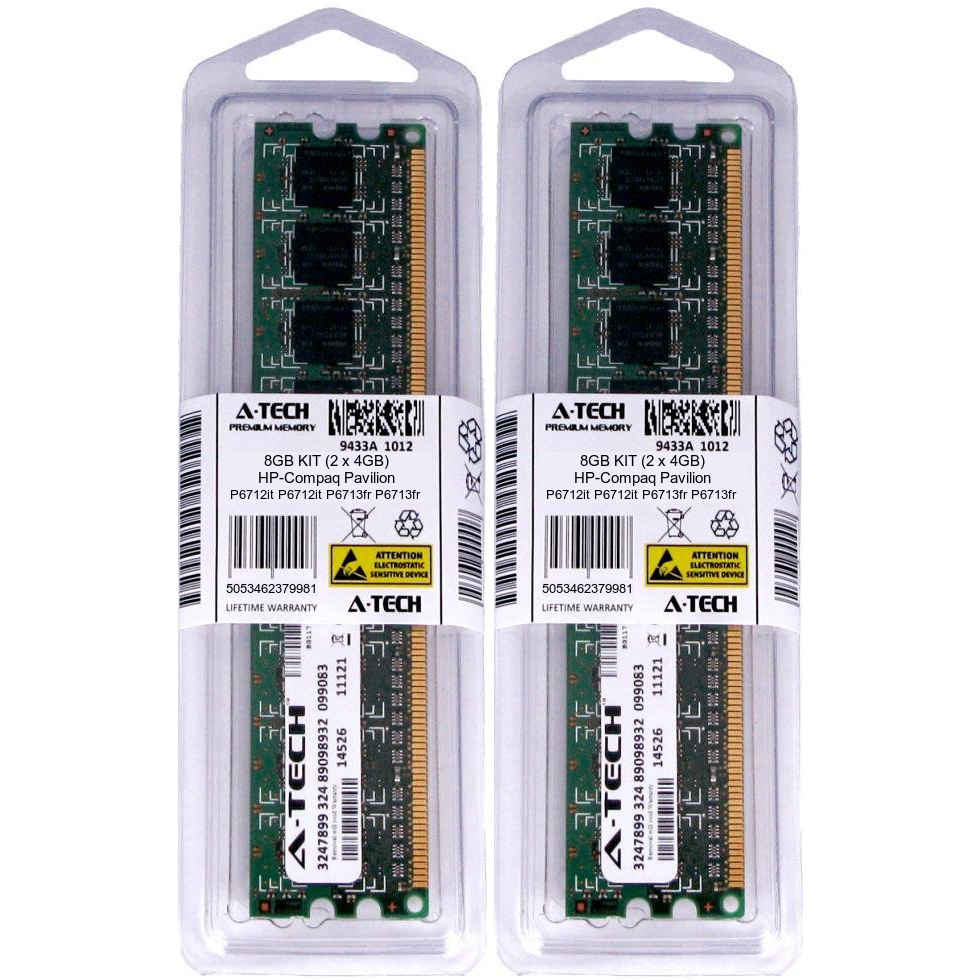 4GB KIT 2 x 2GB HP Compaq Pavilion dv6715ez dv6715tx dv6716ca Ram Memory