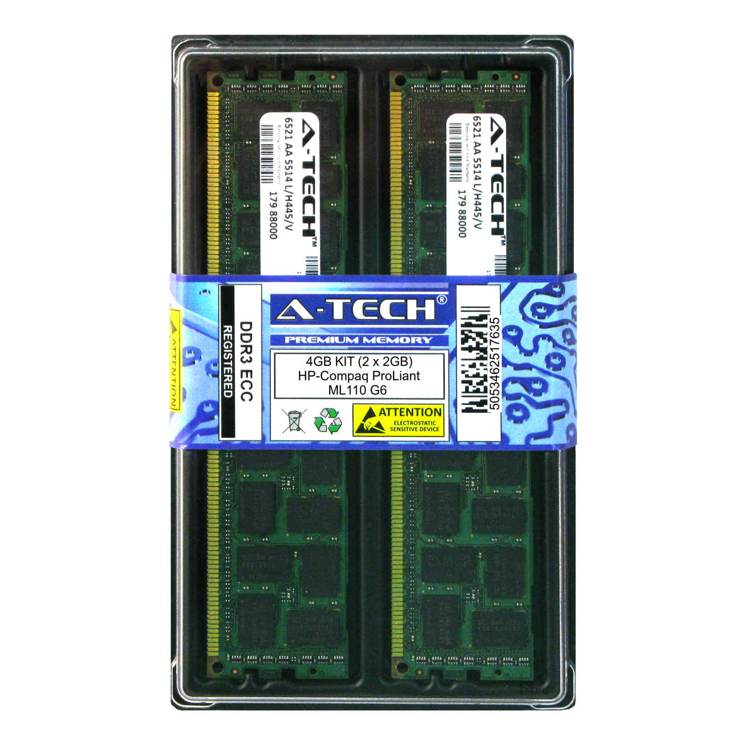 4gb Kit 2 X 2gb Hp Compaq Proliant Ml110 G6 Ml110 G7 Ml350p G8 Server Memory Ram Ebay