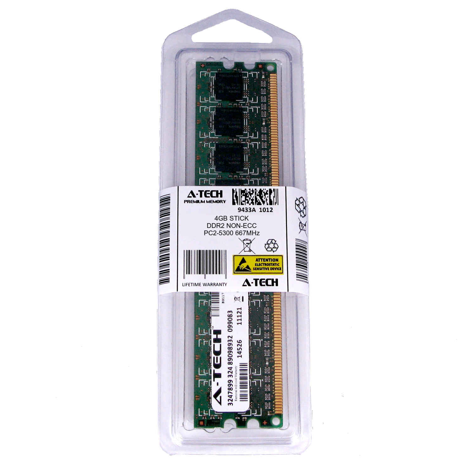 1GB STICK SODIMM DDR2 NON-ECC PC2-5300 667MHz 667 MHz DDR-2 DDR 2 1G Ram Memory